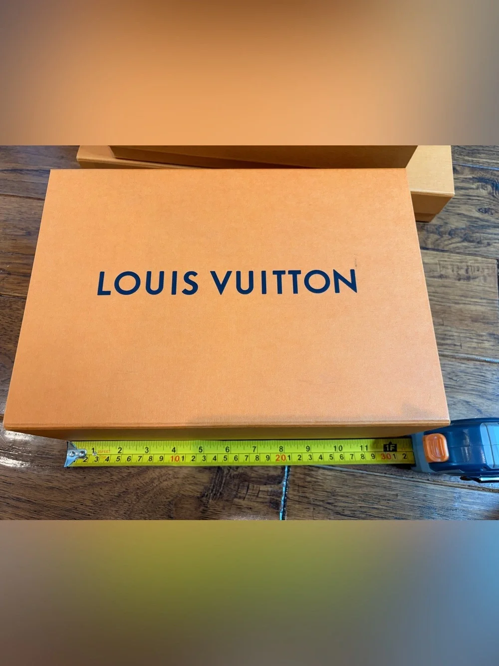 Louis Vuitton Bright Orange Logo Gift Boxes Trio